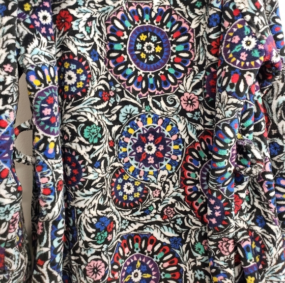 Vera Bradley 2X 3X 18 20 22 Medallion Plush Robe * MISSING SASH - Picture 11 of 11